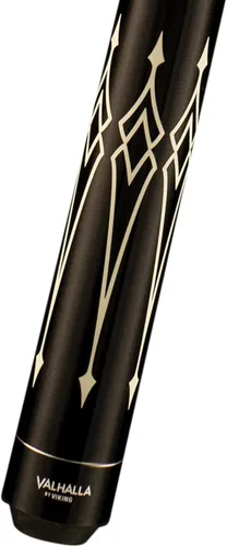 Vista 4 de Viking Valhalla 200 Series Pool Cue 58" Billiards Stick Pick Your Design Negro