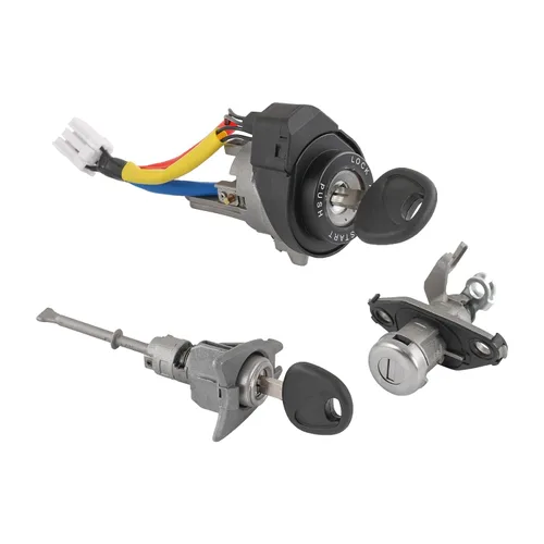 Vista 7 de Juego de cilindros de bloqueo completo con llave compatible con Hyundai Sonata 2009-2014 Ignition Switch Lock Cylinder and Door Lock Cylinder