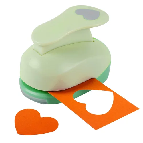 Vista 23 de UCEC Perforadora de mariposa de 1 pulgada, perforadores de papel para manualidades, perforadora de palanca hecha a mano, forma de agujero