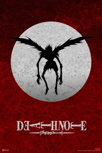 Vista 9 de Póster de Death Note - Impresión artística de anime genial para decoración de habitación de adolescentes y niños, serie manga estética Ryuk moderna