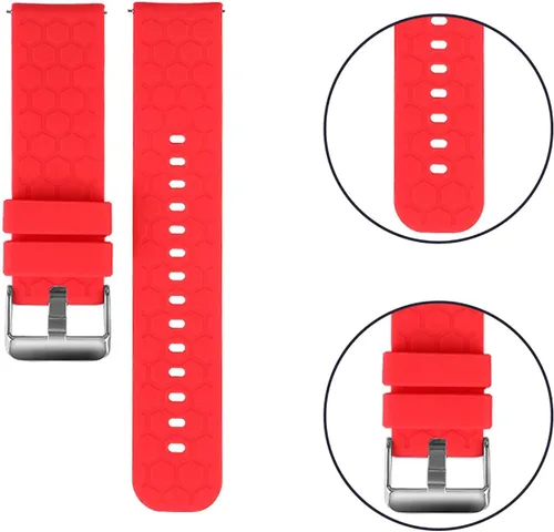 Vista 8 de Pulseras compatibles con Michael Kors Access Sofie/Sofie HR/Runway Smart Watch, correa de reloj de 0.709 in de ancho correas de silicona