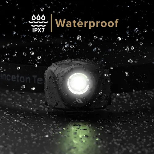 Vista 4 de Princeton Tec EOS-IND - Linterna frontal industrial, LED, iluminación negra, talla única