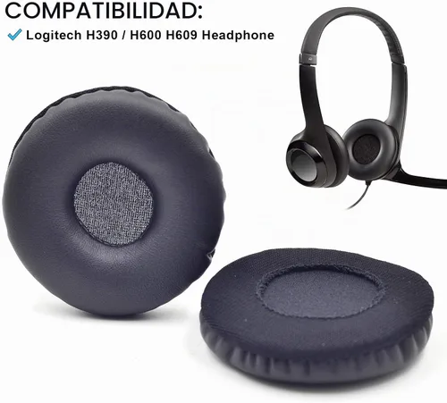 Vista 5 de Defean Almohadillas para auriculares Logitech H390/H391/H600/H609/H760