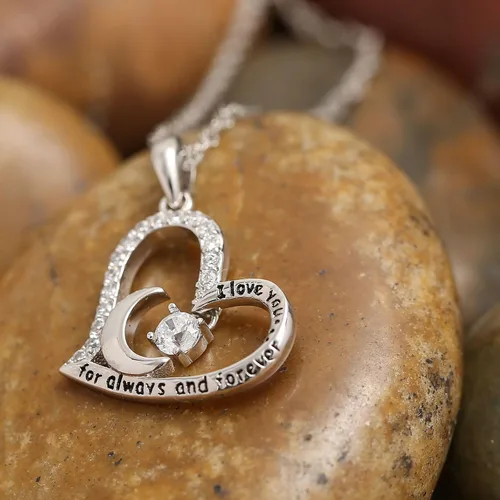 Vista 7 de Collar con colgante de piedra natal, regalo de cumpleaños para mujeres y niñas, Metal