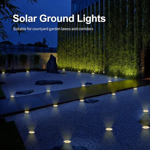 Vista 7 de Pozzolanas - Lote de 12 luces solares para suelo