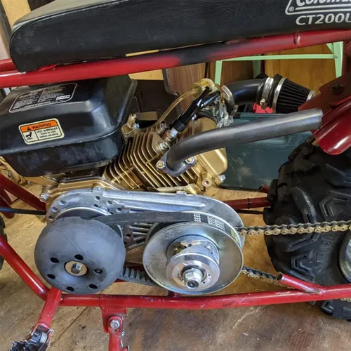 Vista 2 de Super 30 Series Convertidor de Par Embrague del Conductor para Predator 212cc 196cc 224cc 225cc 6.5hp Diámetro Interior de 3/4" Coleman CT200U Negro