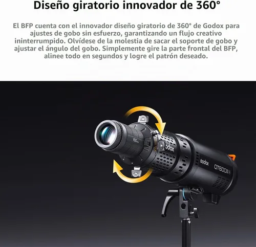 Vista 3 de Godox Accesorio de proyección de flash BFP para Bowens Mount Flash Speedlite