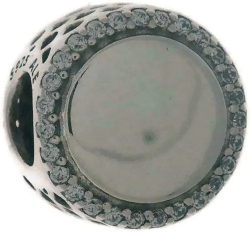 Vista 2 de PANDORA Boo-Tiful Ghost Bootiful - Dije de plata de ley 925 de Halloween - ENG792016CZ_20 Metal