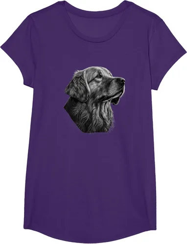 Vista 63 de Camiseta divertida Golden Retriever, Negro