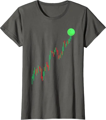 Vista 47 de Cute Stock Trading Design for Men Women Stock Market Trader T-Shirt Asphalt Grey