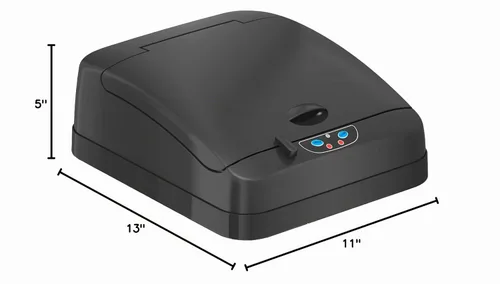 Vista 8 de iTouchless - Bote de basura con tapa y sensor para reemplazar los modelos IT13MX, IT13MXL, DZT13P, DZT13PL, DZT13M, DZT08P, DZT08PL y otras