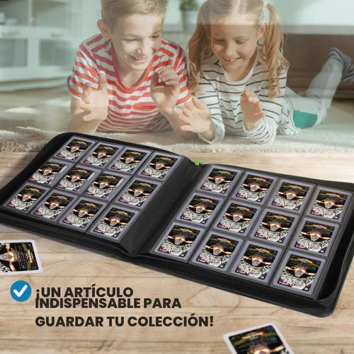 Vista 4 de FunGuys Toploader - Carpeta de almacenamiento para tarjetas intercambiables, 384 12 bolsillos para Yugioh, MTG, TCG, carpetas de tarjetas para 12