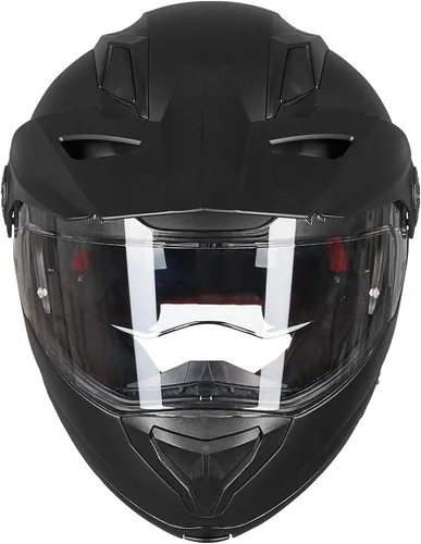 Vista 8 de ILM - Casco modular de cara completa para motocicleta, ATV, tres en uno, para moto de nieve, con visera antiniebla Pinlock, para hombres y mujeres