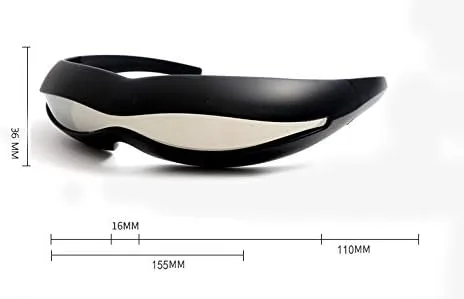 Vista 2 de Futuristic Cyclops Monoblock Shield Gafas de sol polarizadas espejadas UV400