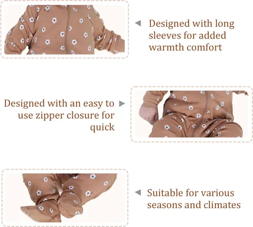 Vista 23 de DDY Traje de nieve para bebé niña niño de 0 a 3 meses, chaqueta de plumón con capucha, mameluco para bebé, mameluco para invierno, color gris