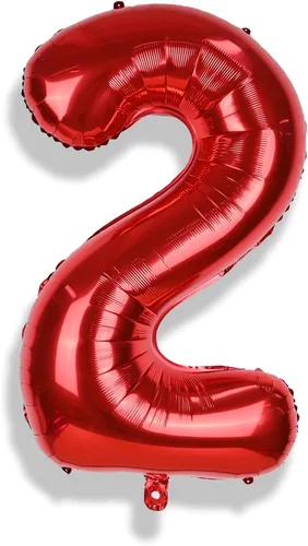 Vista 65 de Globos de Sirena Número 0 de 40 Pulgadas, Juego de Globos de Números Grandes Morado Verde Azulado Arcoíris 0-9, Globos de Números de Papel de Azul