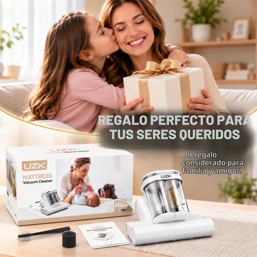 Vista 7 de Aspiradora de colchón con luz UV-C, aspiradora de cama de 16Kpa para sofá