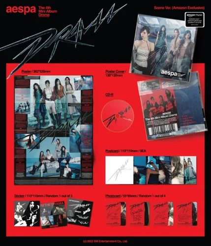 Vista 3 de Drama - The 4th Mini Album (Tienda Exclusive Cover + Photocard)