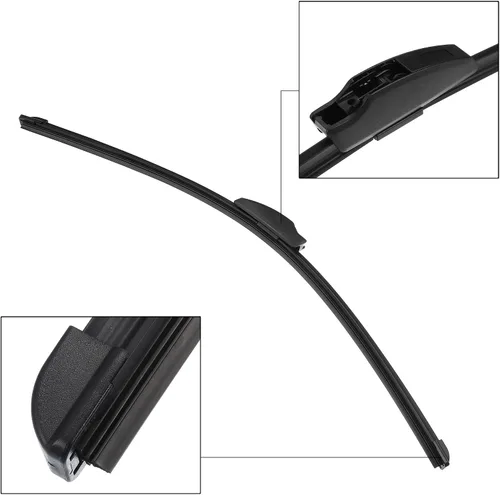 Vista 4 de X AUTOHAUX Juego de 3 limpiaparabrisas delantero y trasero para Mazda 2 DE 2007 2008 2009 2010 2011 2012 2013 2014