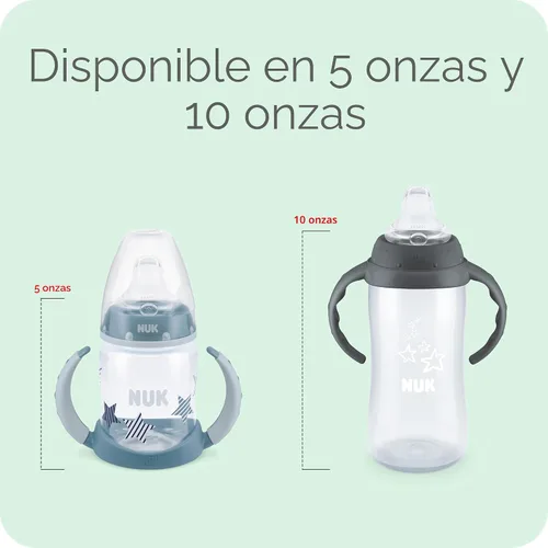 Vista 6 de NUK Disney Princess - Vaso grande para aprender, 10 onzas, paquete de 2 unidades, sin BPA, a prueba de derrames