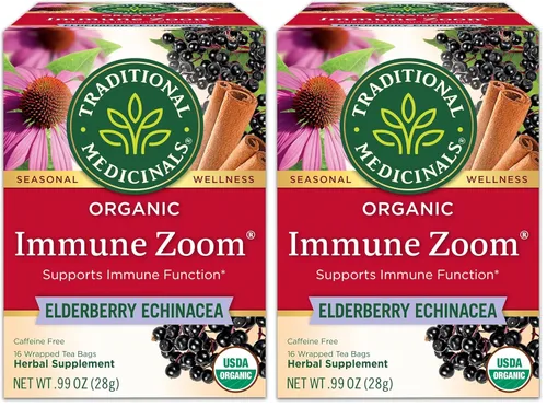 Vista 22 de Traditional Medicinals Té orgánico que respira fácilmente, promueve la salud respiratoria, 16 bolsas de té