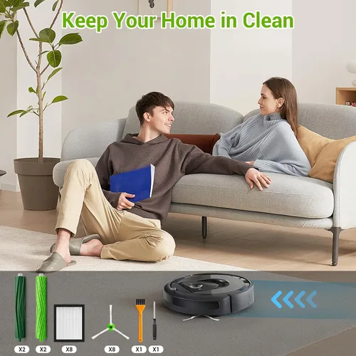 Vista 7 de 22 piezas de repuesto para aspiradora iRobot Roomba i7 i7+ i2 i3 i3+ i4 i4+ i6 i6+ i8 i8+ J7 J7+ J9 E5 E6 E7 serie I, E y J Series I, E y J, 8