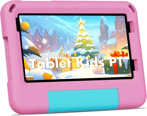 Vista 8 de PRITOM Tabletas TAB7 PRO para niños de 7 pulgadas, 64 GB, 3 GB de RAM actualizadas, tableta para niños pequeños Android 14 con WiFi, cámara dual Azul