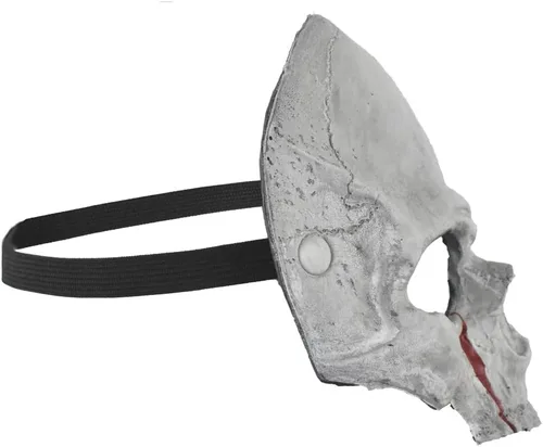 Vista 3 de Máscara facial de calavera de espuma, accesorio de disfraz de Halloween
