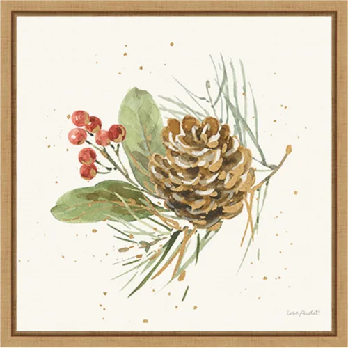 Vista 13 de Amanti Art Lienzo enmarcado para pared, 22 x 22 pulgadas, flores de invierno VI por Lisa Audit, lienzo enmarcado para pared, obras de arte