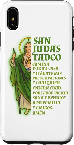 Vista 11 de Funda para iPhone 16 San Judas Tadeo con Oración