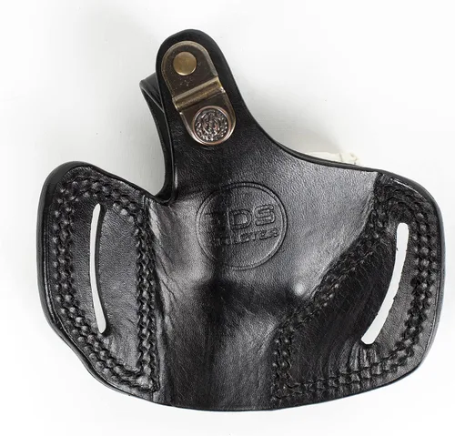 Vista 2 de para Ruger SP101 Revolver 5 Shot 2 pulgadas OWB Funda de pistola de cuero