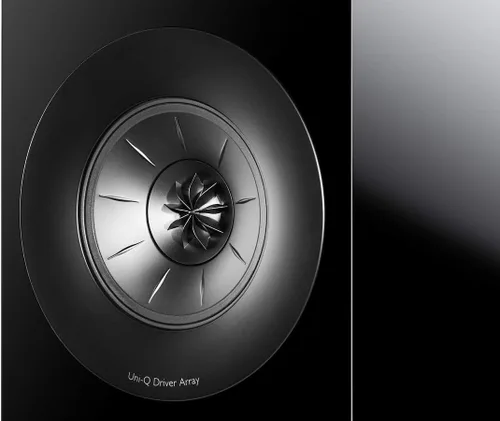 Vista 4 de KEF Altavoces R3 Standmound (par, negro)