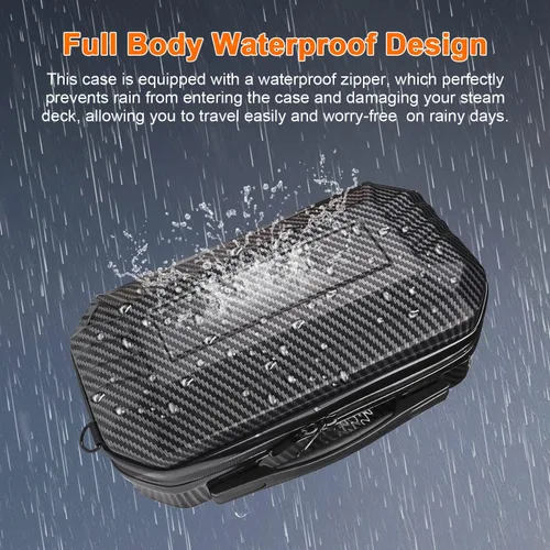 Vista 7 de YIZEIJOB Funda de transporte compatible con cubierta de vapor bolsa de transporte protectora de carcasa dura con correa de eslinga cremallera