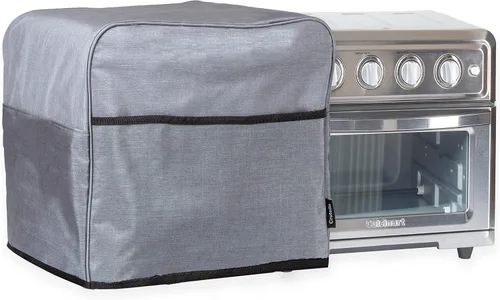 Vista 6 de Crutello Cubierta para horno tostador de convección con bolsillos de Negro