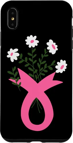Vista 11 de Flower Jar Pink Ribbon Breast cancer Awareness Month Women Case for iPhone 16