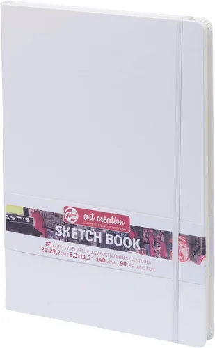 Vista 9 de Cuaderno de bocetos Talens Art Creation rojo 12X12 cm, 140 gramos