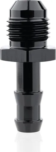 Vista 7 de 6AN - Adaptador recto macho a manguera de 3/8, accesorio de línea de combustible de púas giratorias de aluminio (anodizado negro)