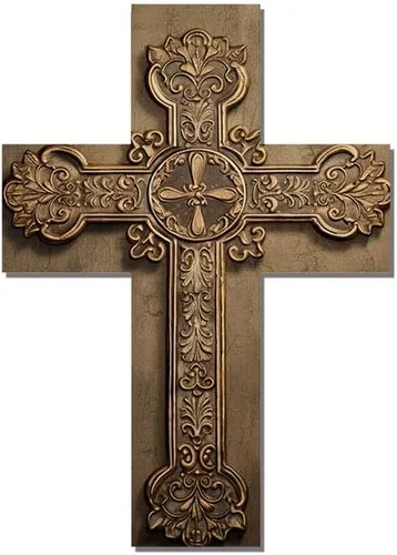 Vista 12 de Imahoocool Placa de madera para colgar en la pared, diseño rústico de madera con cruces, arte de pared para puerta delantera, hogar, cocina, granja