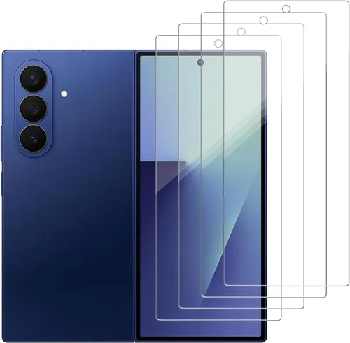 Vista 11 de Paquete de 4 protectores de pantalla exteriores de vidrio compatibles con Samsung Galaxy Z Fold 5 [solo el exterior] SM-F946U SM-F946U1 SM-F946B