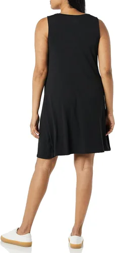 Vista 4 de Tienda Essentials - Vestido con vuelo y sin mangas para mujer (disponible en tallas extragrandes)