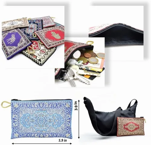 Vista 2 de BDM - Monedero billetero turco con estampado floral - Modelo 15