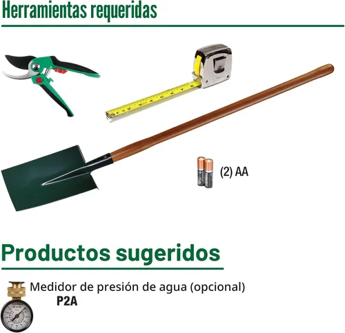 Vista 7 de Rain Bird 32ETI Kit de sistema de rociadores automático fácil de instalar en tierra