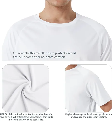 Vista 4 de SG Edge Men's Short Sleeve Shirt Basic Outdoor Series Sun Protection