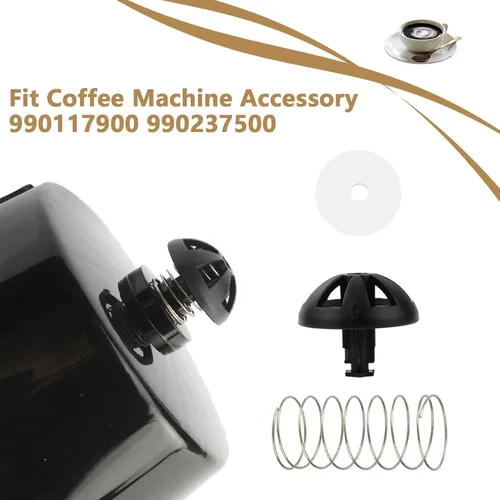 Vista 5 de Paquete de 2 tapones de repuesto para cesta de café con resorte, se adapta a Mr. Coffee, Black And Decker, piezas de cafetera Hamilton, sustituye a