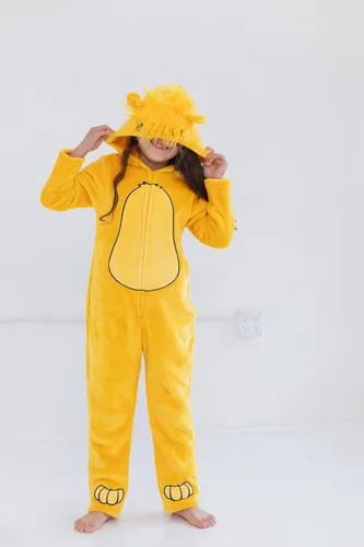 Vista 4 de Disney Mono de cosplay con cremallera Simba de Rey León para recién nacido a bebé