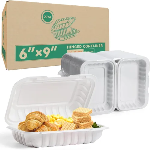 Vista 7 de 48oz Jumbo Meal Prep Containers 40 Pack - Shrink-Wrapped No Pre-Wash