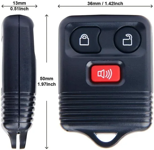 Vista 7 de Llavero para Ford F150 F250 F350 1998-2014, llave remota de automóvil de 3 botones sin llave, PN # CWTWB1U212, fácil programación y diseño duradero