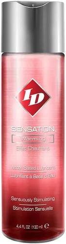 Vista 5 de ID Lubricants Sensation - Calentamiento personal, a base de agua, rojo