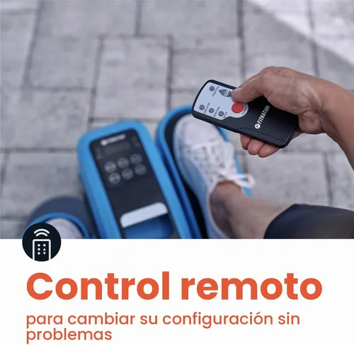 Vista 6 de FitNation by Echelon Pedal Pro Plus Elíptica con asiento motorizado Azul