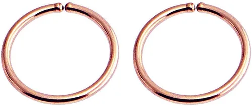 Vista 36 de Aretes de aro dorados y plateados para cartílago, nariz, tabique, oreja, hélix, tragus, joyería para mujer, hipoalergénicos, pequeños aros